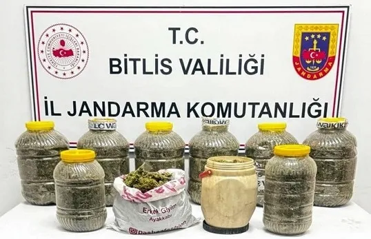 Hizan’da 11 kilo 450 gram  skunk maddesi ele geçirildi