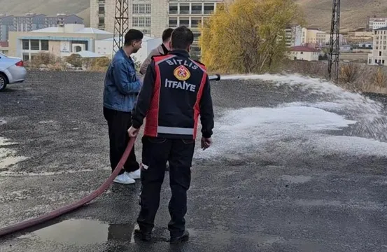 BEÜ İtfaiyecilik Öğrencileri Sahada Eğitim Aldı