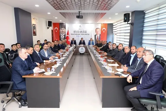 Bitlis’te Muhtarlar Toplantısı  Gerçekleştirildi