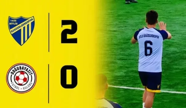 Bitlis Özgüzelderespor, Doğubeyazıt Spor’u 2-0 Mağlup  Ederek Şampiyonluk Yolunda Önemli Bir Galibiyet Aldı