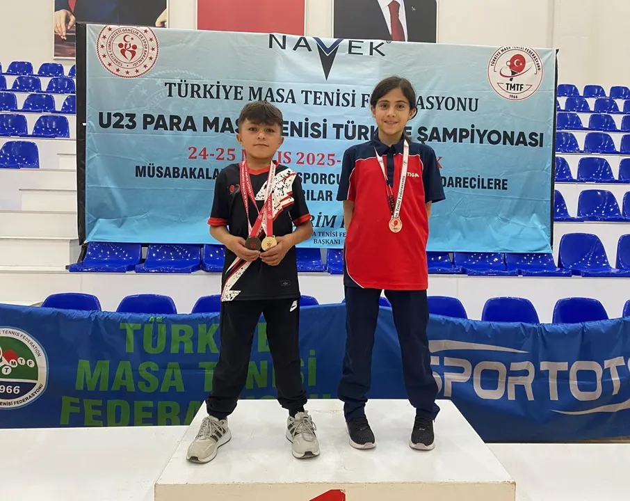 Bitlisli Sporculardan Para Masa Tenisi  Şampiyonasında Büyük Başarı