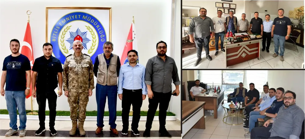 BİGACEM’den İl Emniyet Müdürü Şekeroğlu ve Bitlis Yerel Medyasına Ziyaret 