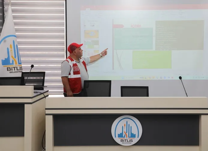 Bitlis Belediyesi’nden Personeline  İş Sağlığı ve Güvenliği Eğitimi
