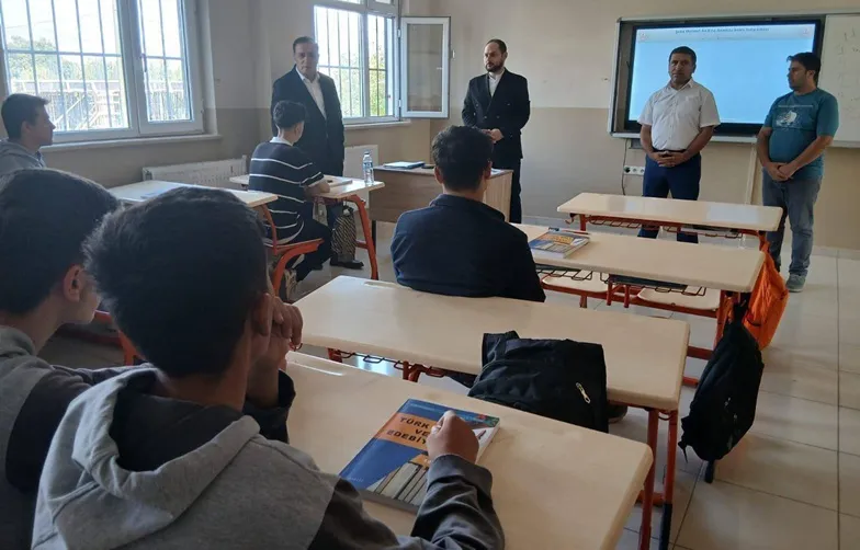 Müftü Şengül ve Müdür Uludağ’dan  Öğrencilere Anlamlı Ziyaret