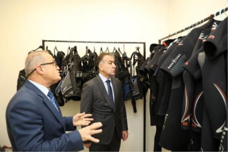 Vali Çağatay, Adilcevaz Polis Kampı ve Dalış Okulunda İncelemelerde Bulundu